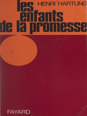 cover image of Les enfants de la promesse